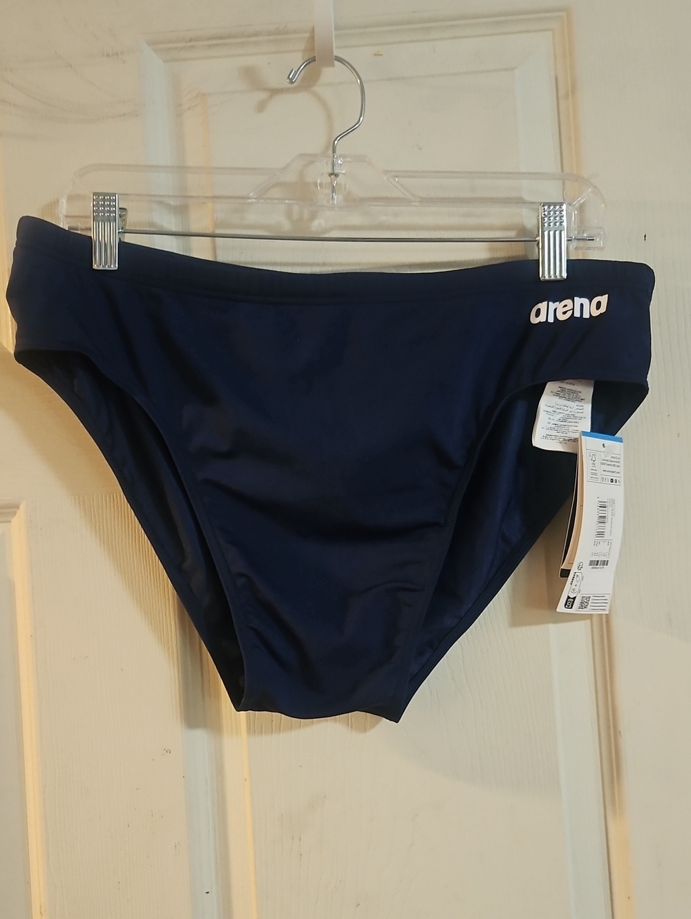 Arena Men's Team Solid Swim Brief: NAVY: NEW WITH TAGS: SIZE 44